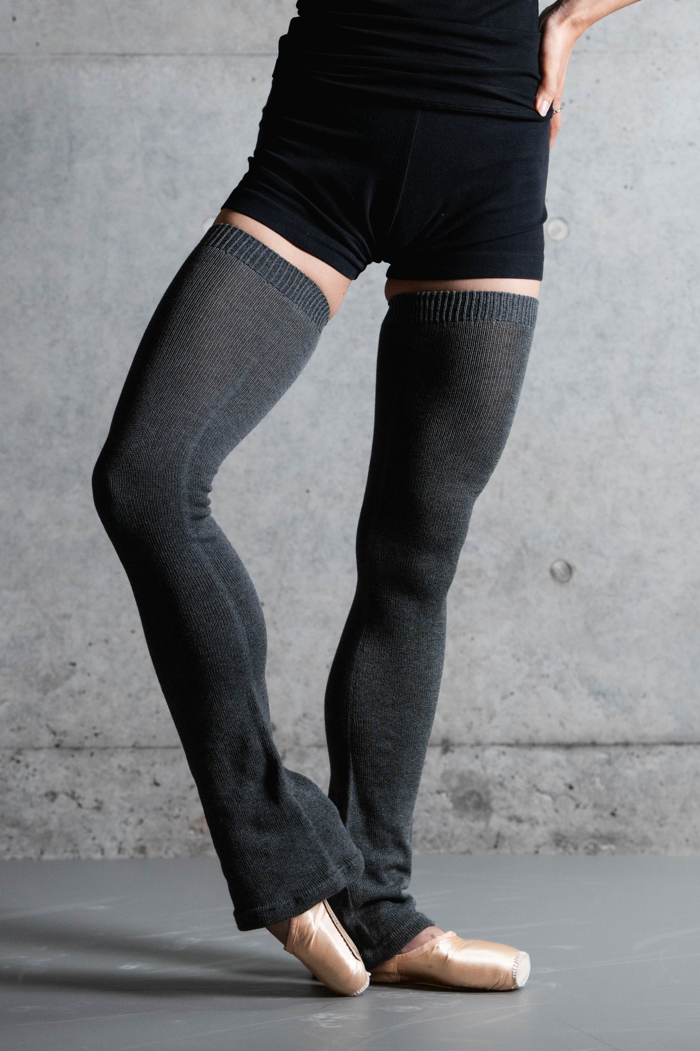 Flare leg warmers - GRAY -