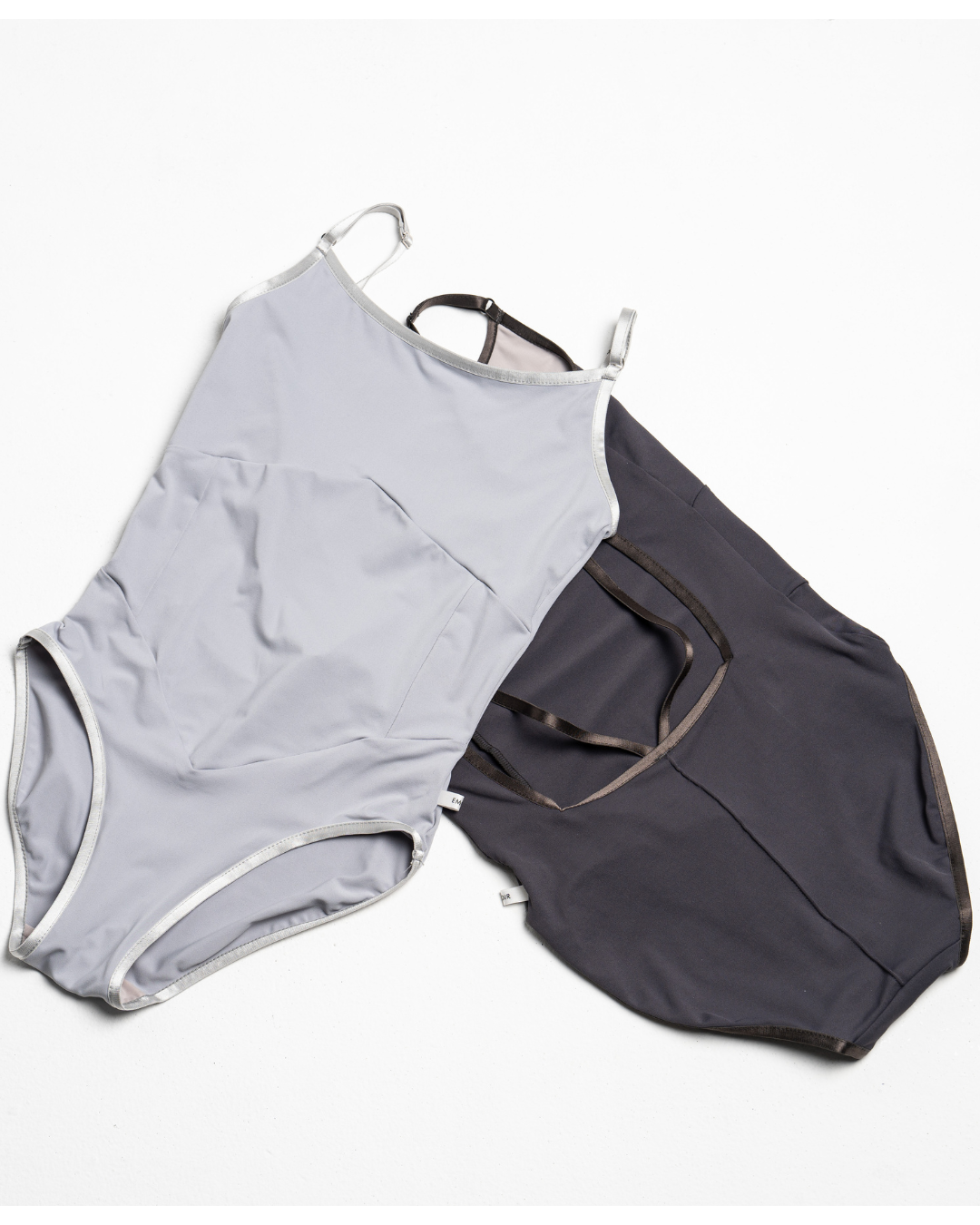 Asanoha Strapped leotard -LIGHT GRAY-