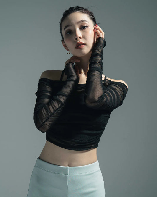 【Outlet Price】Sheer Tops