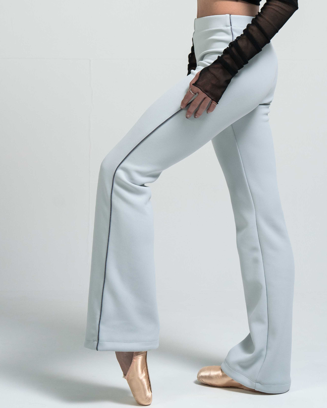 Mochi Track pants -SILVER-