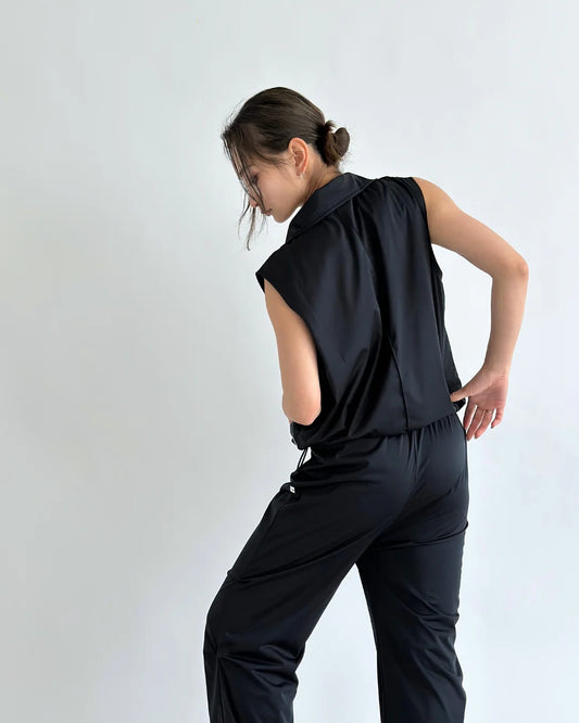 【Outlet Price】Taki Sauna vest -BLACK-