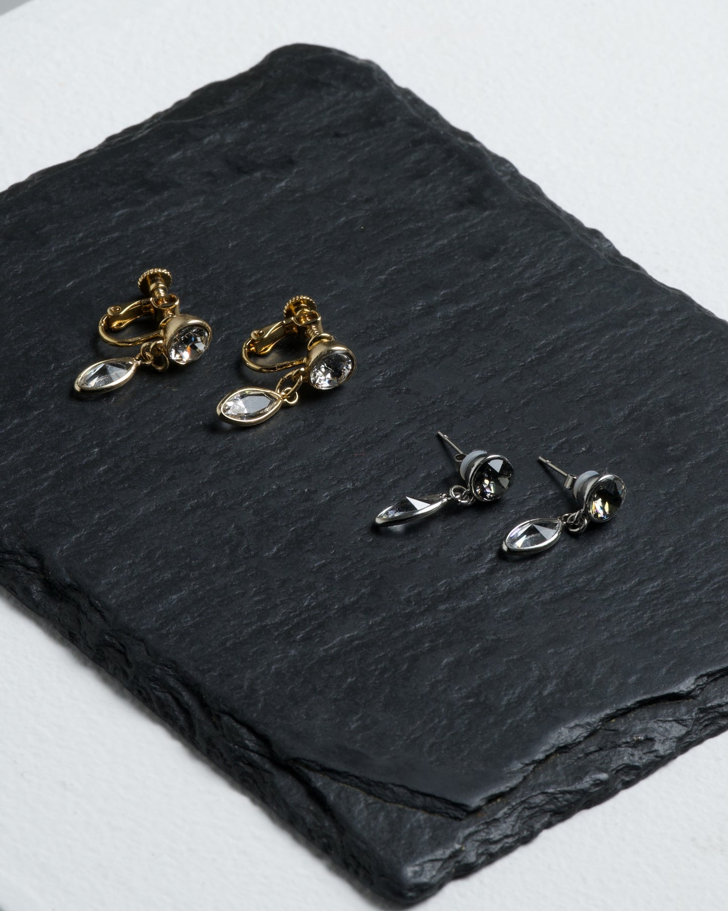 [受注生産商品] 雫 ピアス/イヤリング -GOLD-