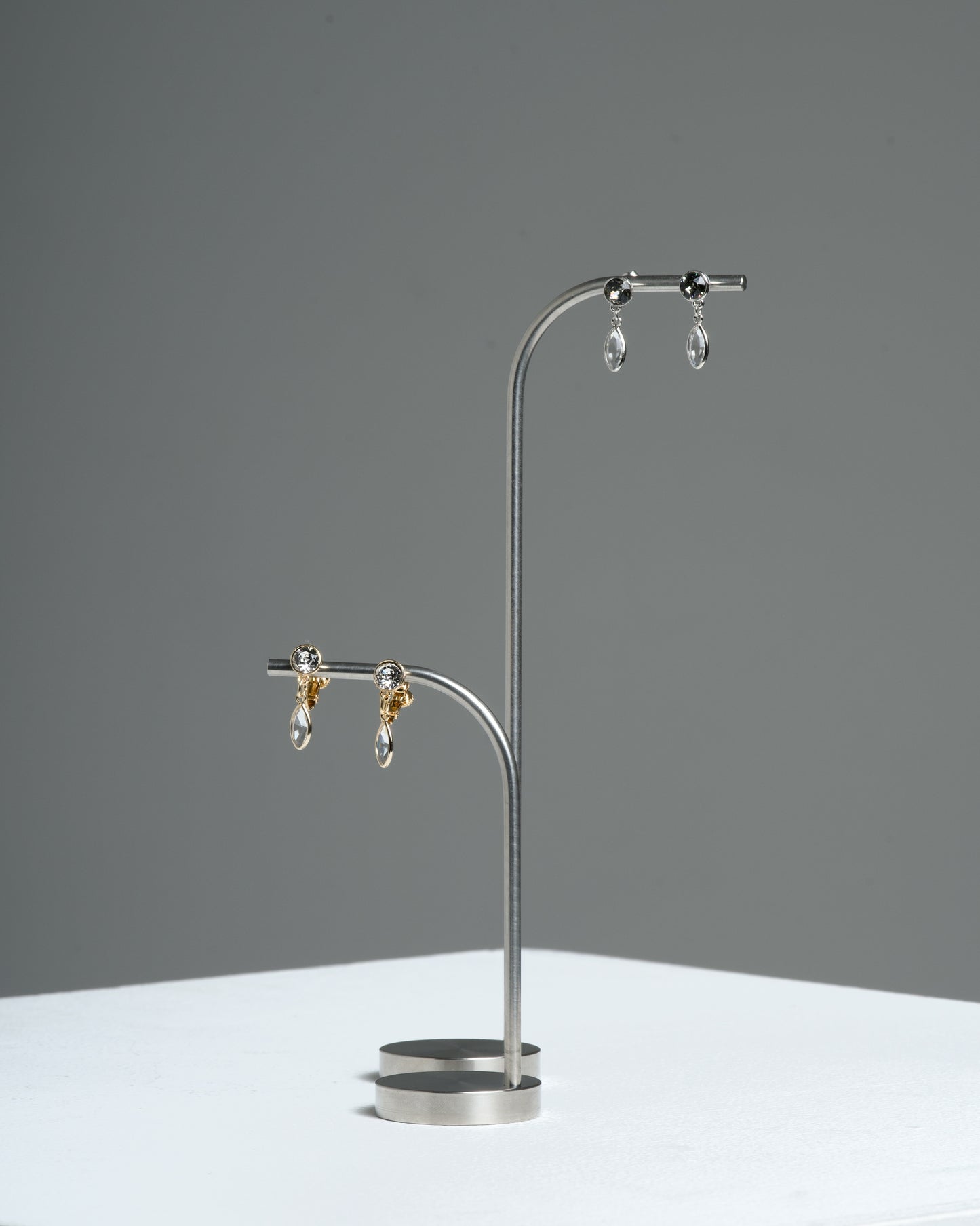 [受注生産商品] 雫 ピアス/イヤリング -SILVER-