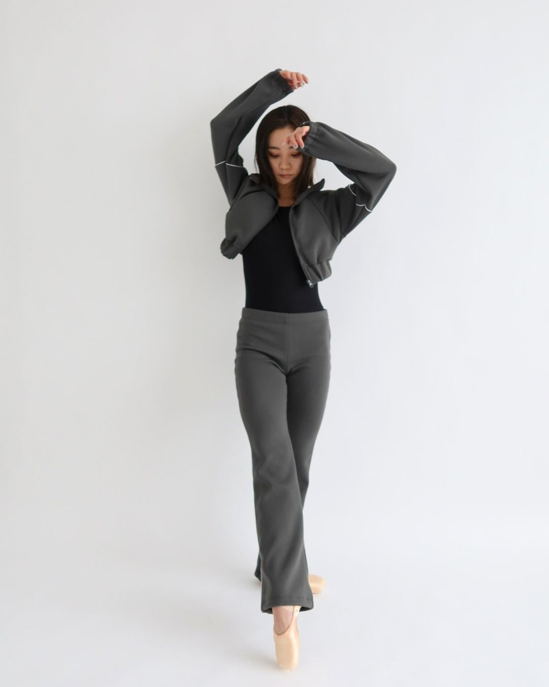 Mochi Track pants -CHARCOAL-