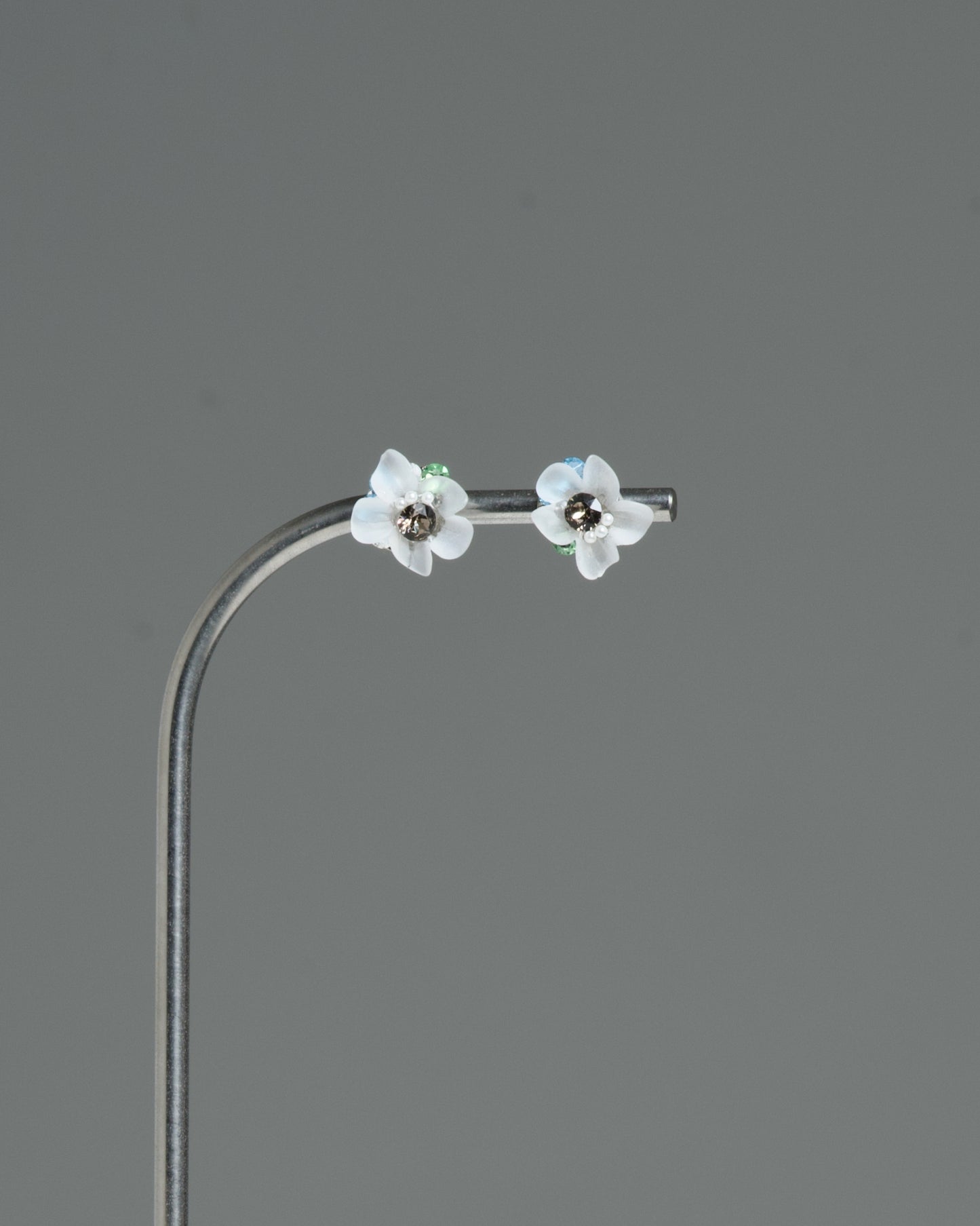 [受注生産商品] 花 ピアス/イヤリング -SILVER-