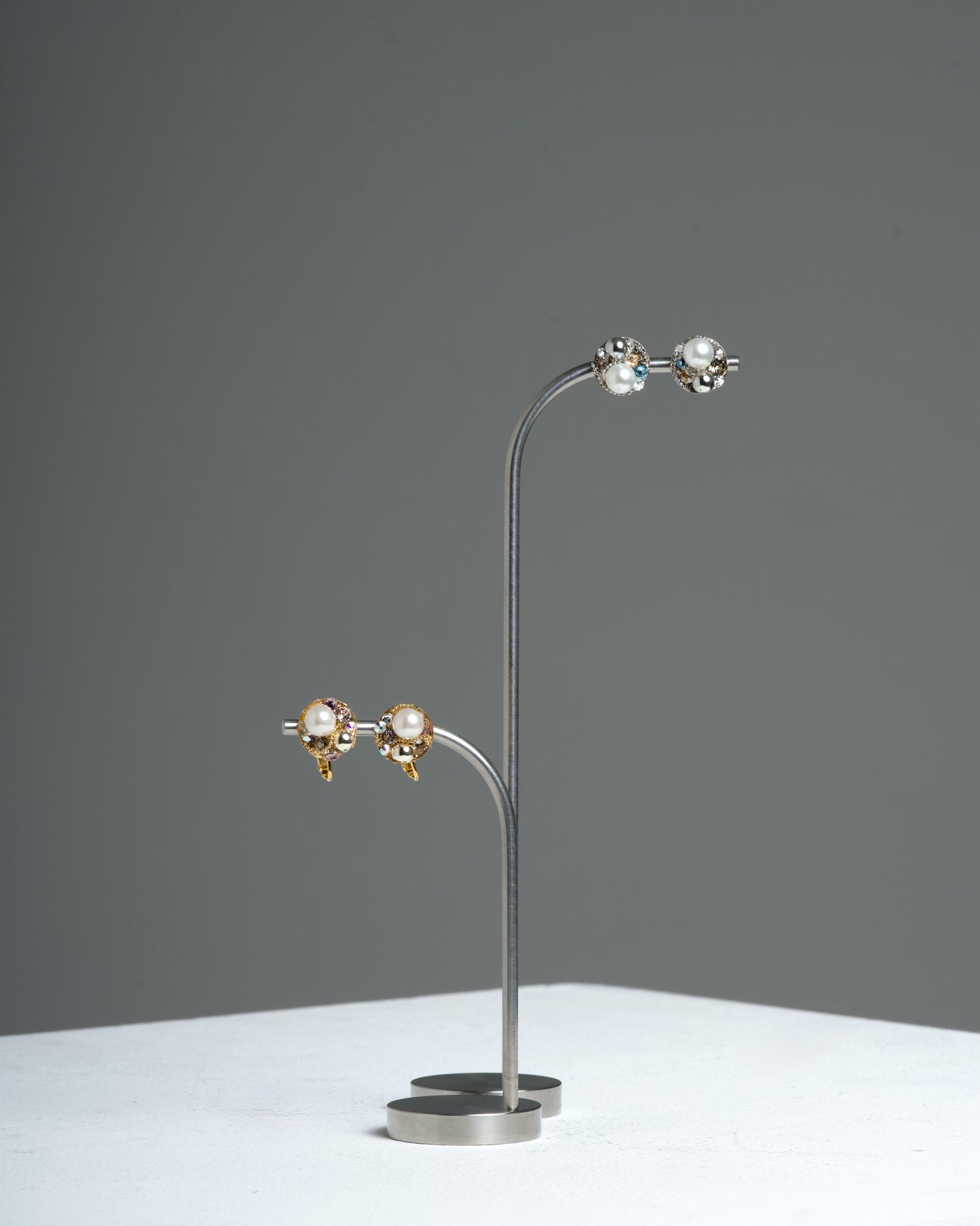 [受注生産商品] サークルランダム ピアス/イヤリング -GOLD-