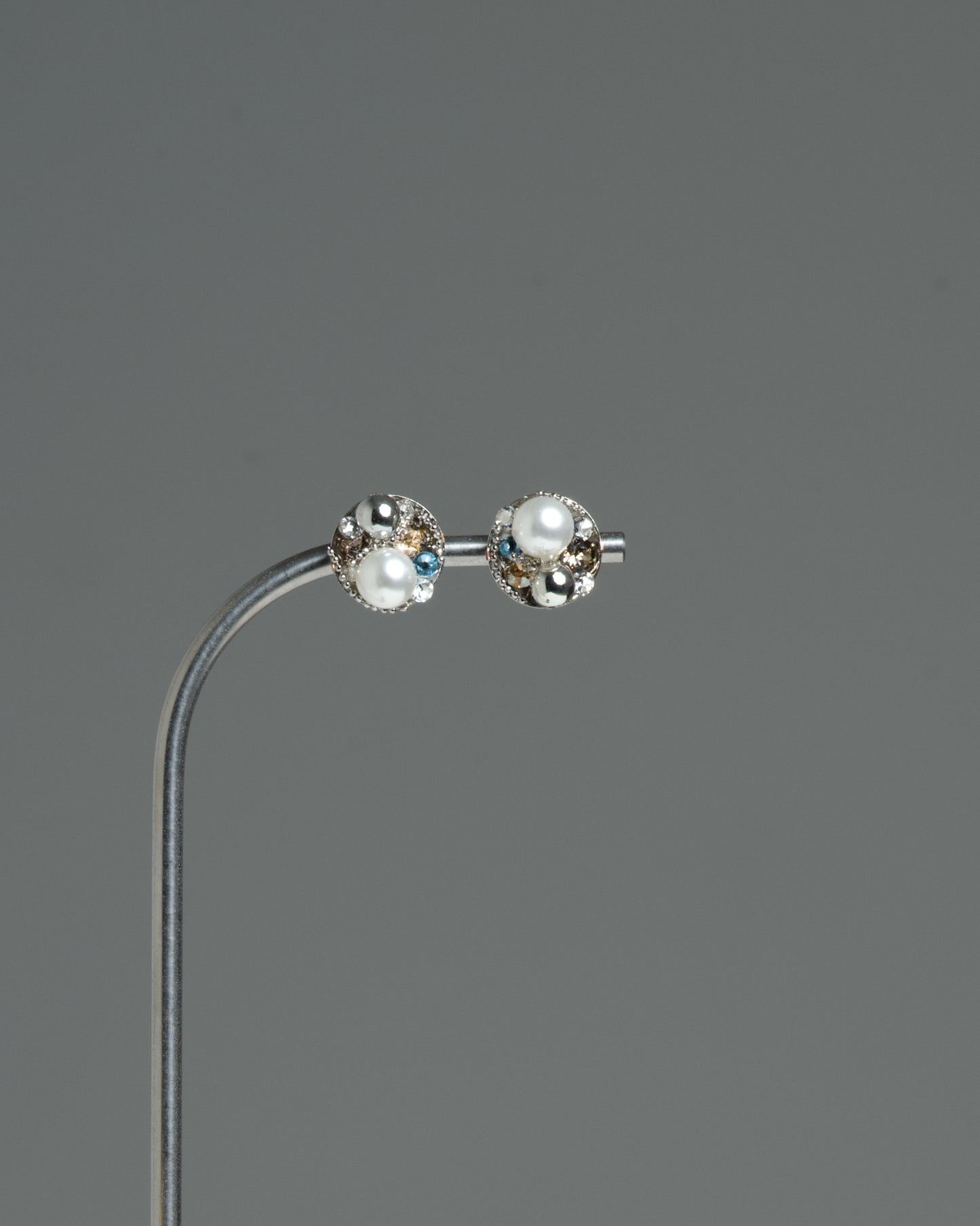 [受注生産商品] サークルランダム ピアス/イヤリング -SILVER-