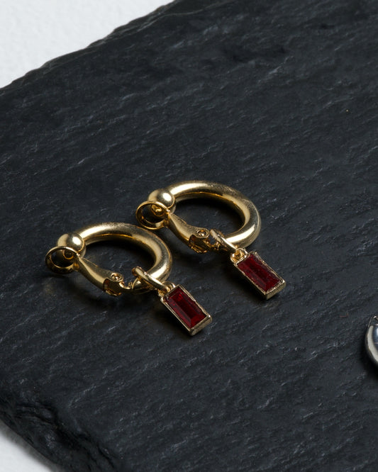 [受注生産商品] フープ ピアス/イヤリング -GOLD-