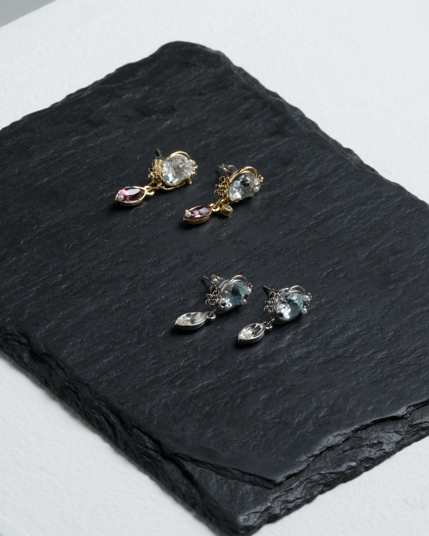 [受注生産商品] 睡蓮 ピアス/イヤリング -GOLD-