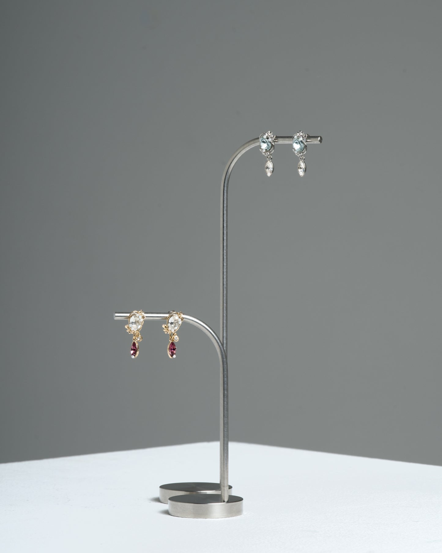 [受注生産商品] 睡蓮 ピアス/イヤリング -SILVER-