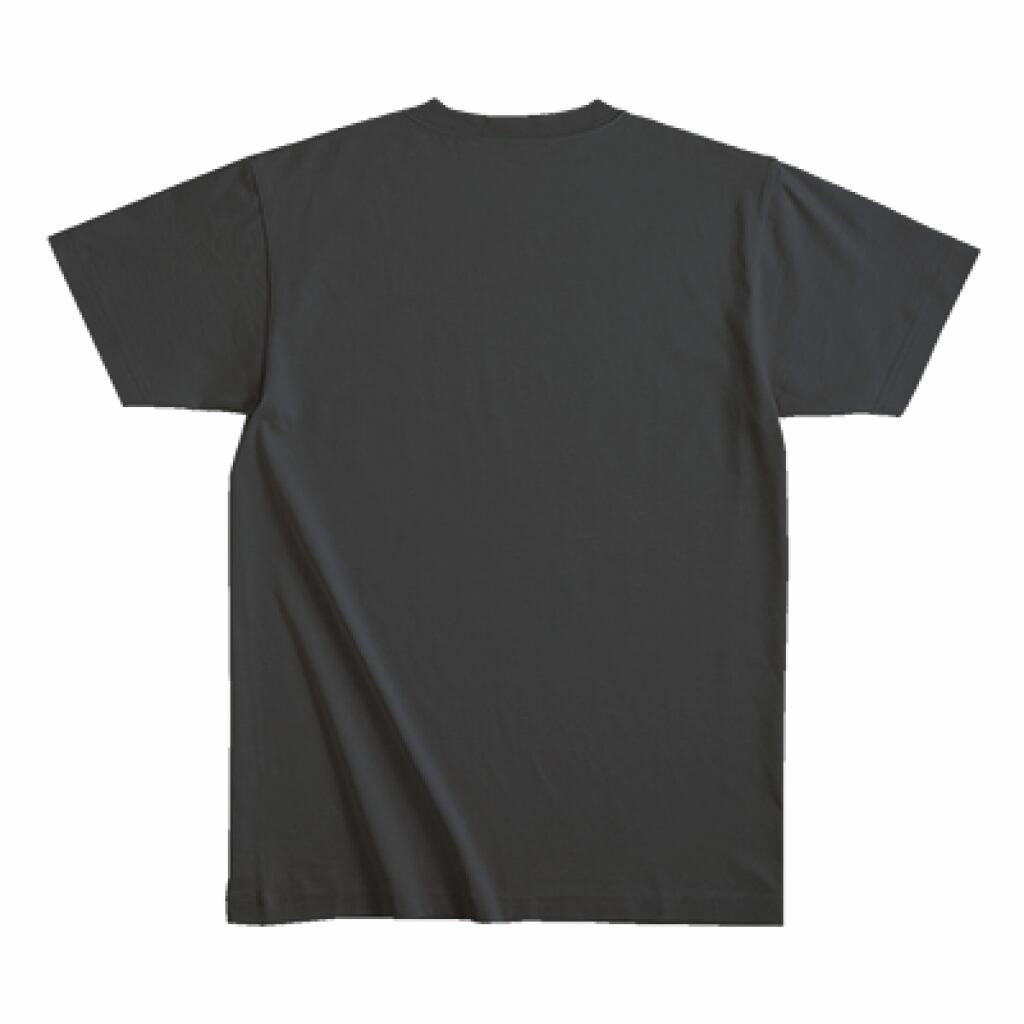 EMOIR+ [Unisex] Logo organic cotton T shirt -Black-